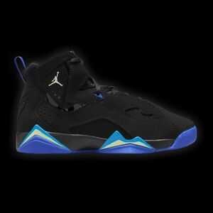 Jordan Black and Blue High-Top Sneakers